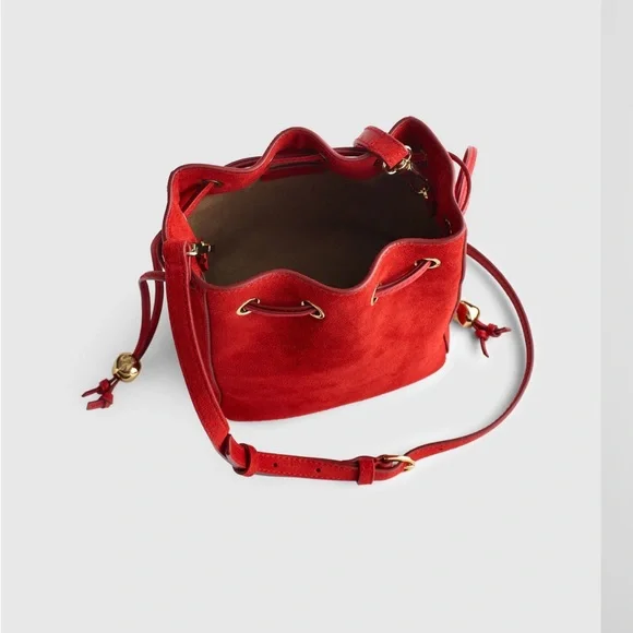 Madewell The Mini Drawstring Crossbody Bucket Bag - Picture 2 of 2